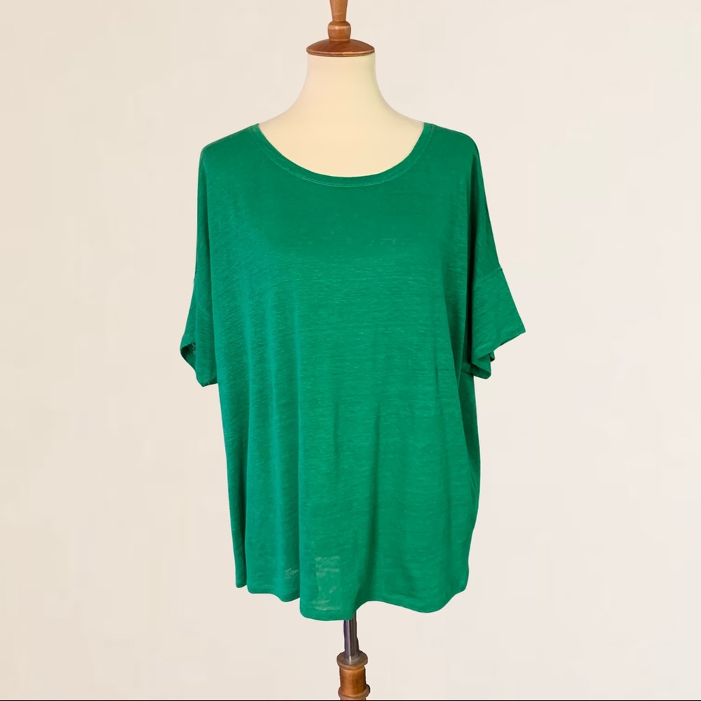 Chicos East West Linen Tee